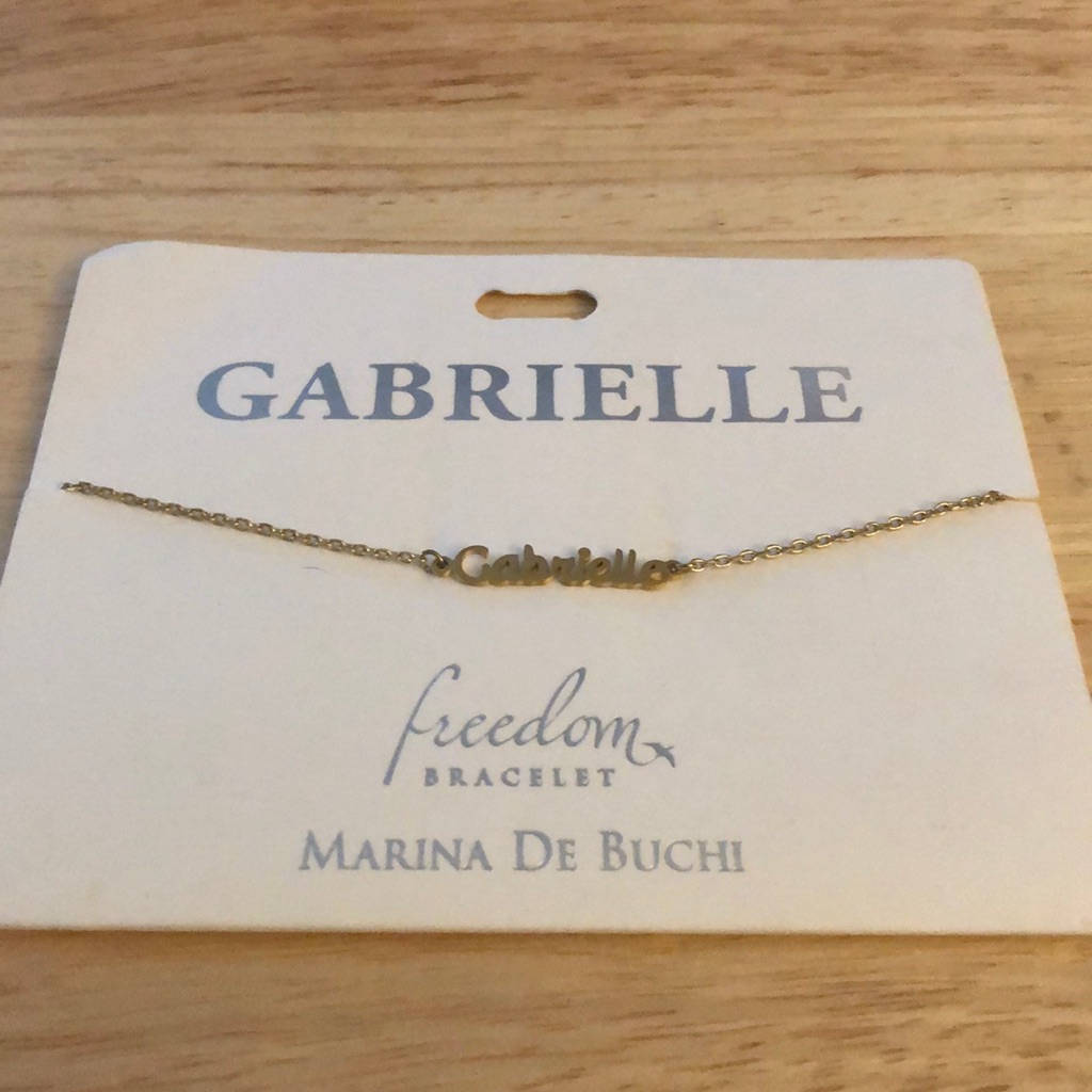 Gabrielle Name Bracelet 10$